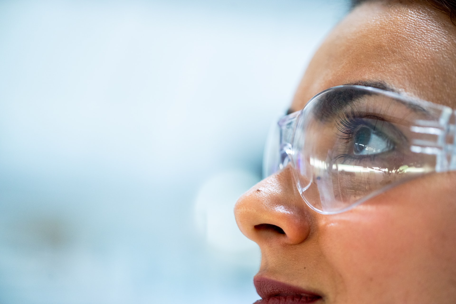 A woman works on process analytical technology at her career as a senior scientist.